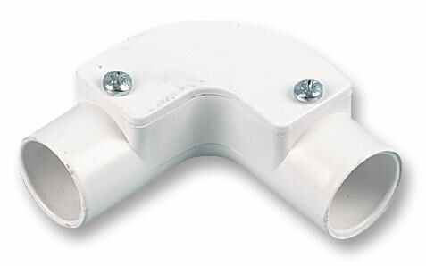 PRO POWER White 20mm Inspection Elbow