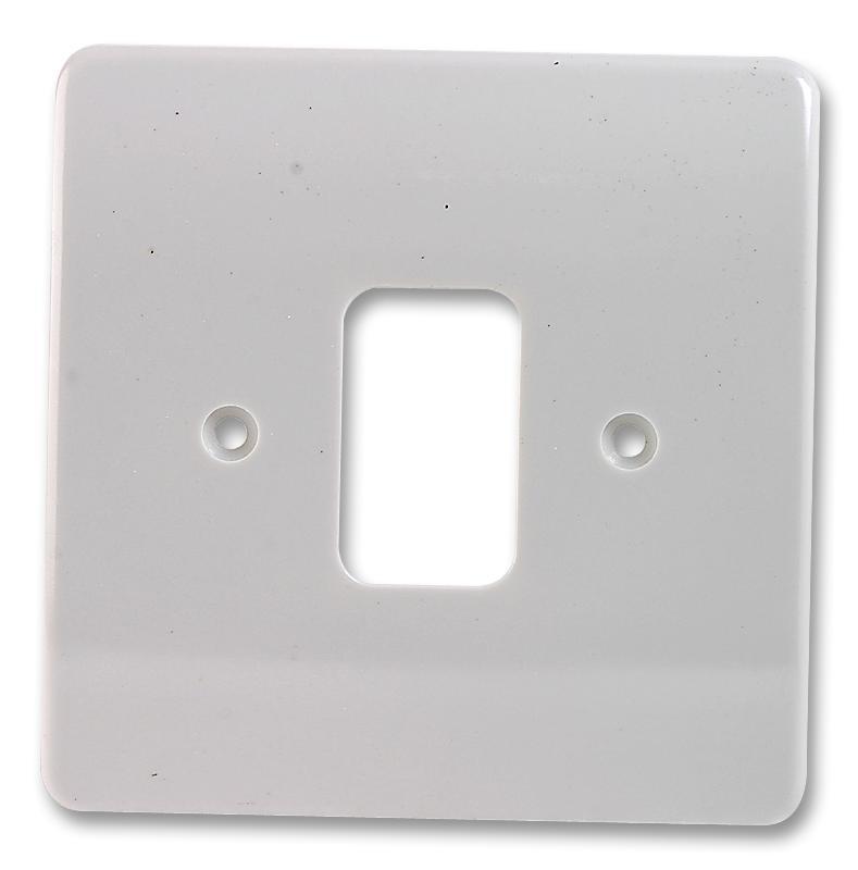 MK Grid Plus Placa Frontal 1 Módulo Branco