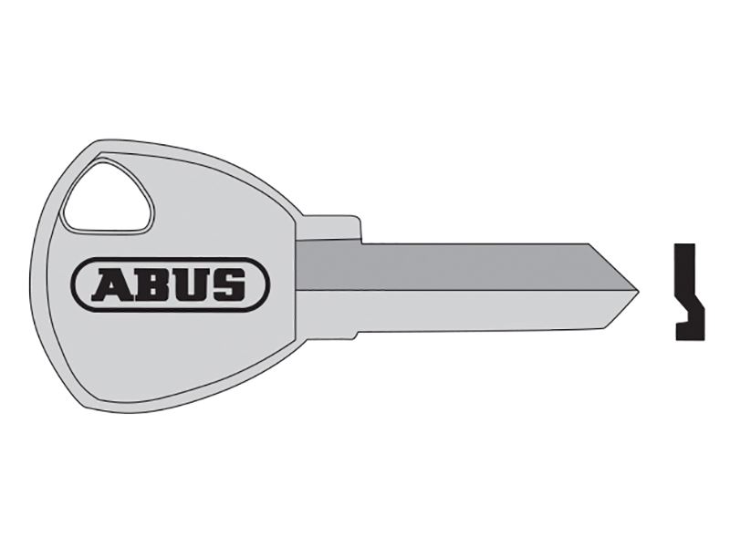 ABUS 65/40+45 Oude Sleutelblanko voor Messing Hangsloten