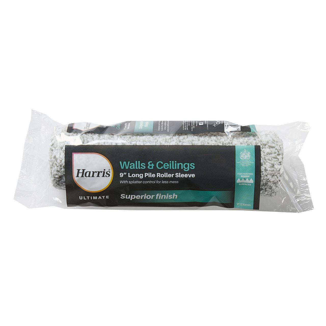 Harris Ultimate Long Pile Roller Sleeve, 9 Inch for Walls & Ceilings