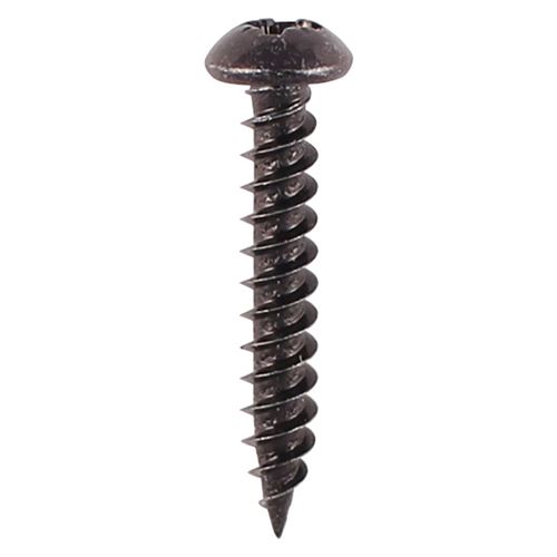 Timco Blackjax - Scriúnna Adhmaid Cruinn Dubha PZ, Méid 6 x 1, 20 píosaí