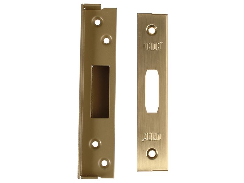 UNION StrongBOLT 2100 Mortice Deadlock Rebate Kit, 13mm, Polished Brass