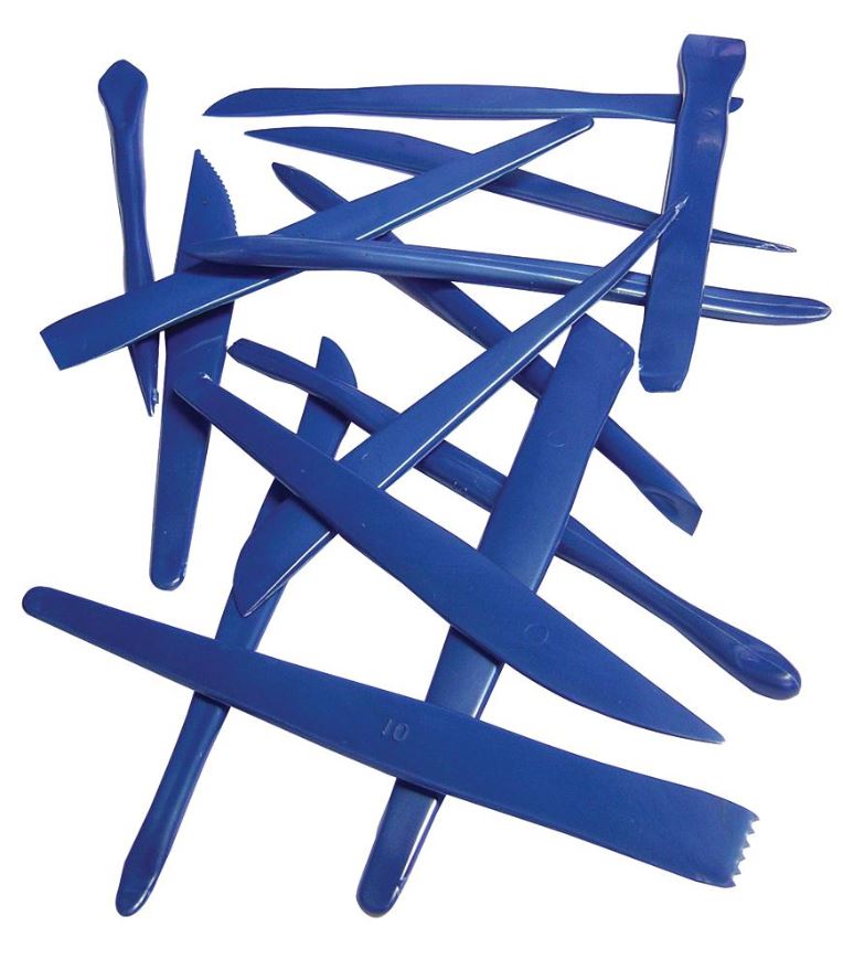 MAJOR BRUSHES - Kunststoff-Modellierwerkzeuge, 14-teiliges Set