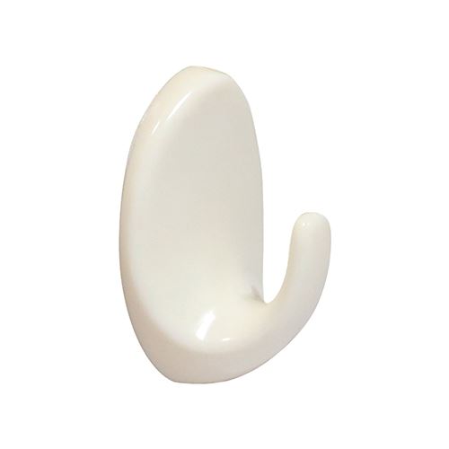 Timco Oval Self-Adhesive Hooks, Large, 57x42.5mm (3 Pack)