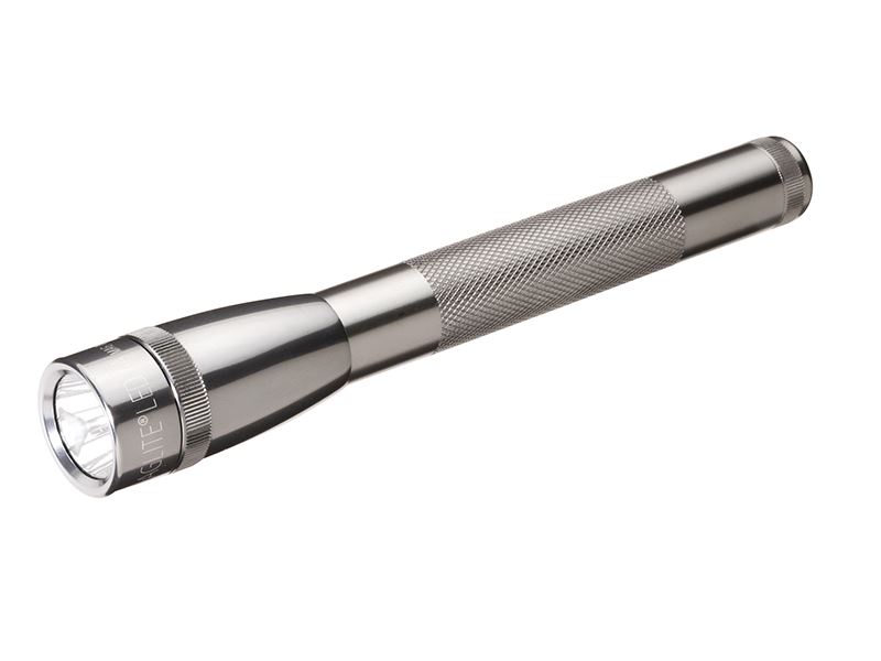 Maglite Mini LED 2 svítilna na 2×AA, šedá (v balení)