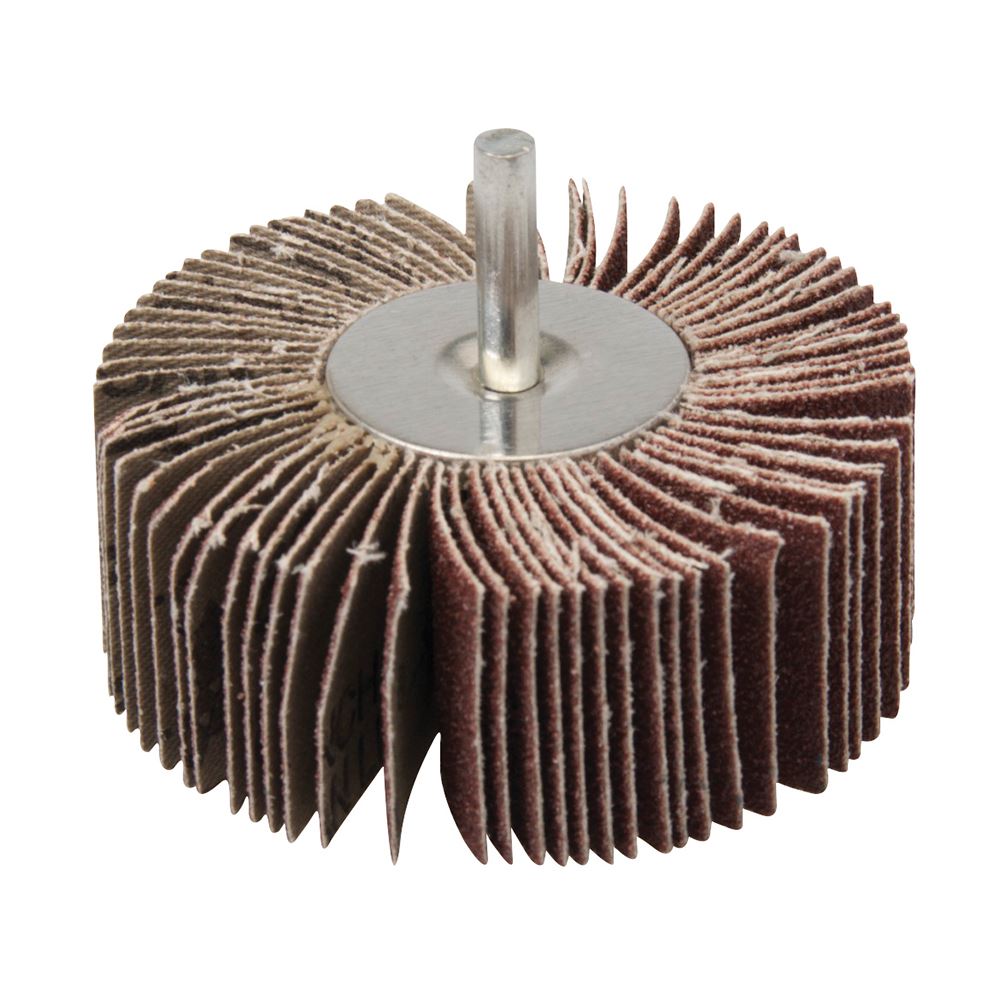 Silverline 80 Grit Flap Wheel, 80mm for Wood & Metal