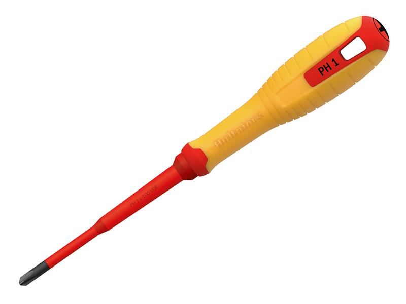 Hultafors VDE Phillips Screwdriver PH1, 100mm