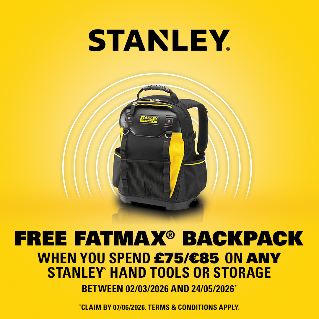 Stanley Tools 2026: Free FatMax Bag with £75 Spend