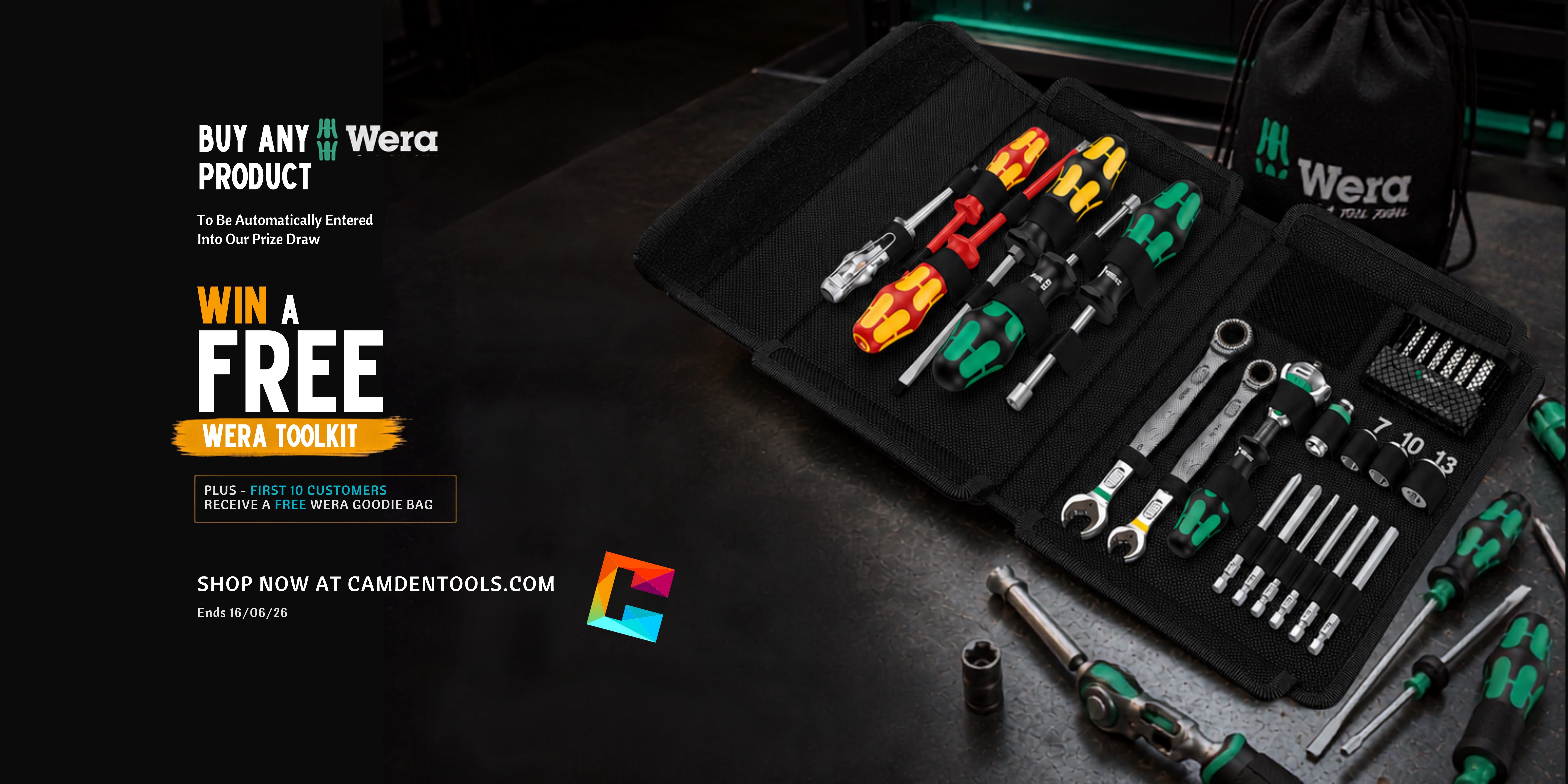 Buy Wera Tools and Win a FREE Wera Toolkit